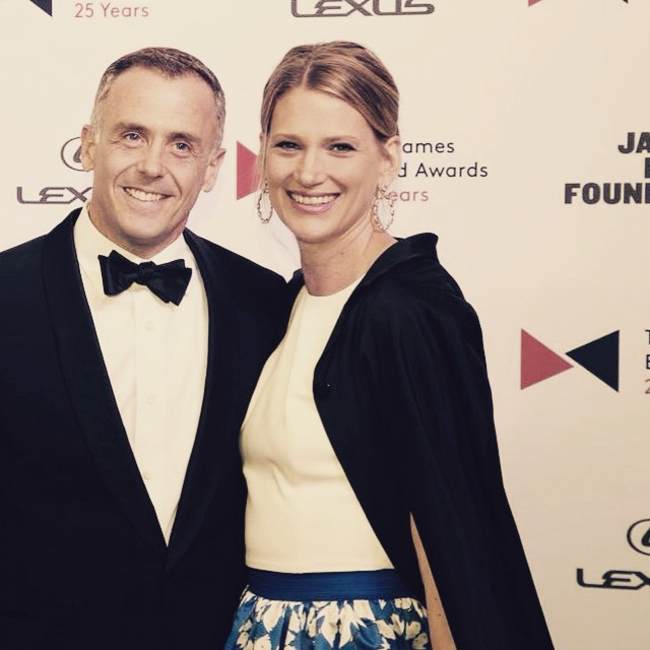 David Eigenberg as seen with wife Chrysti in 2015