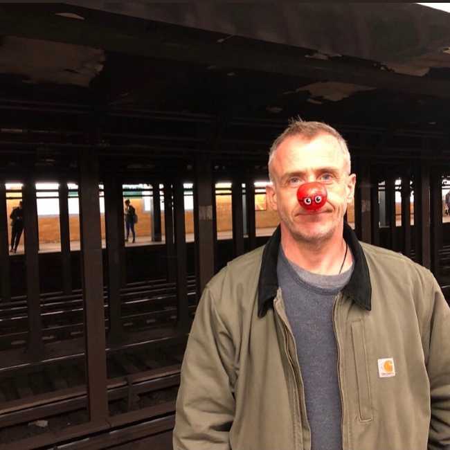 David as seen celebrating Red Nose Day in 2019