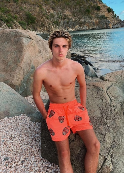 Félix Pacaut as seen in a picture that was taken in Saint Barthélemy in August 2019