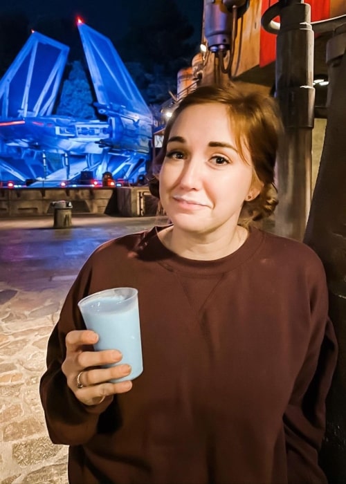 Jenny McBride as seen in a picture that was taken at the Star Wars_ Galaxy’s Edge in November 2019
