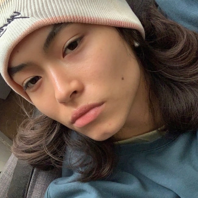 Maryel Uchida as seen in a selfie that was taken in March 2021