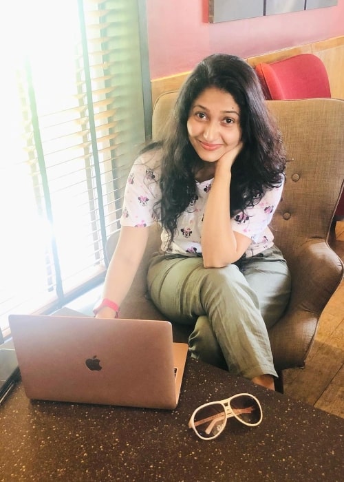 Nayanathara Wickramaarachchi as seen in a picture that was taken in December 2020