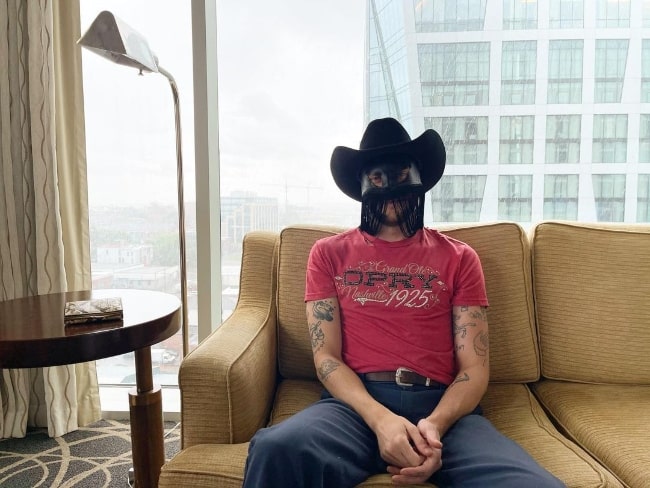 Orville Peck in Nashville, Tennessee in June 2021