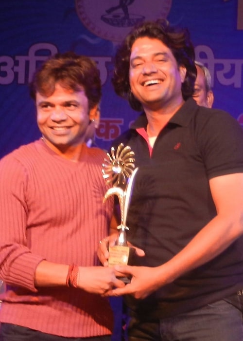 Rajpal Yadav (Left) and Shamim Azad in 2016