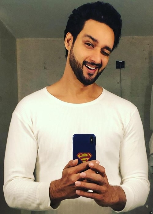 Saurabh Raj Jain as seen while taking a mirror selfie in December 2020