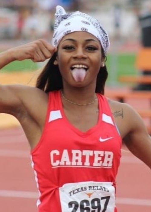Sha'Carri Richardson as seen in an Instagram Post in May 2018