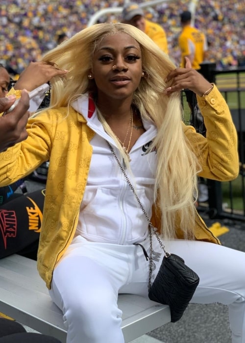 Sha'Carri Richardson as seen in an Instagram Post in October 2019