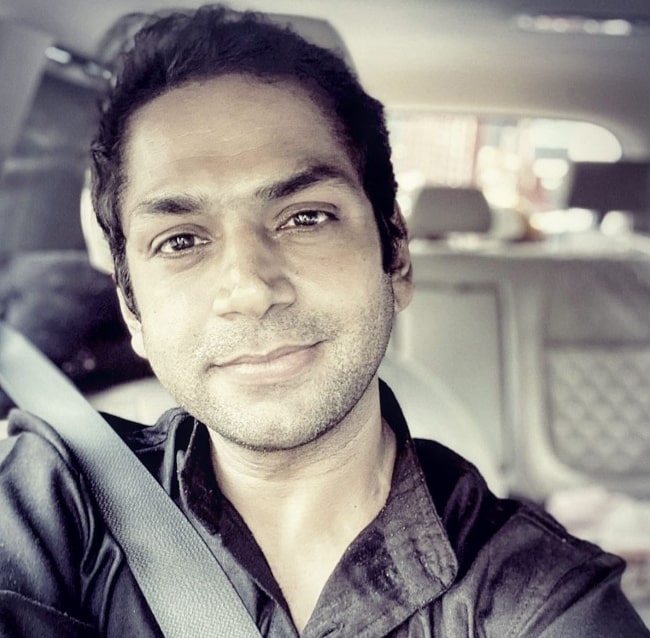 Sharib Hashmi sharing his candid selfie in May 2021