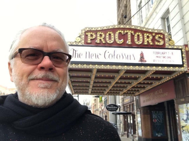 Tim Robbins in February 2020 thanking Schenectady for being a great audience