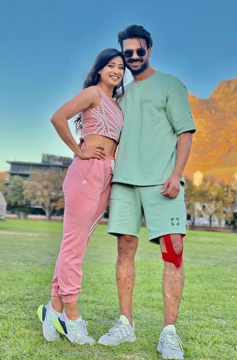 Vishal Aditya Singh and Shweta Tiwari in May 2021