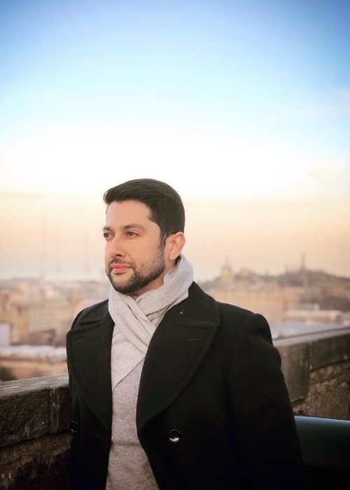 Aftab Shivdasani as seen while posing for the camera in Edinburgh, United Kingdom in January 2019