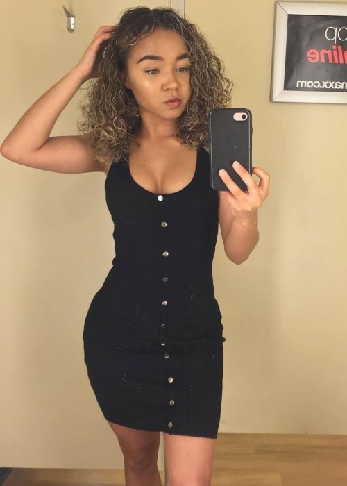 Alexis Marie as seen in a selfie that was taken in June 2019