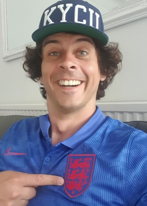 Andy Day in a selfie in July 2021