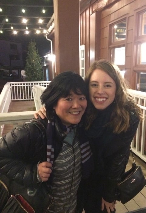 Ann Harada (Left) and Alexandria Trimm as seen while posing for a picture