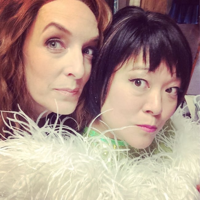 Ann Harada (Right) and Julia Murney as seen in an Instagram post in November 2017