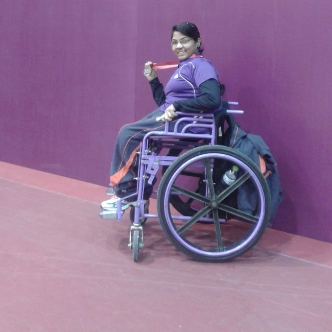 Bhavina Patel as seen in a picture that was taken in 2015 ITTF Para Table Tennis China Open