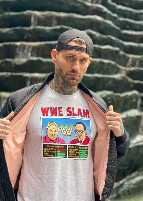 Corey Graves as seen in an Instagram Post in December 2020