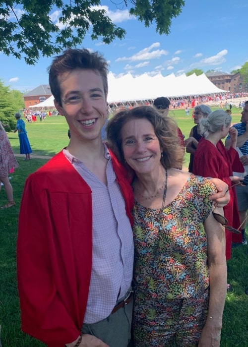 Debra Winger as seen in a picture with her son Sam Howard in May 2019