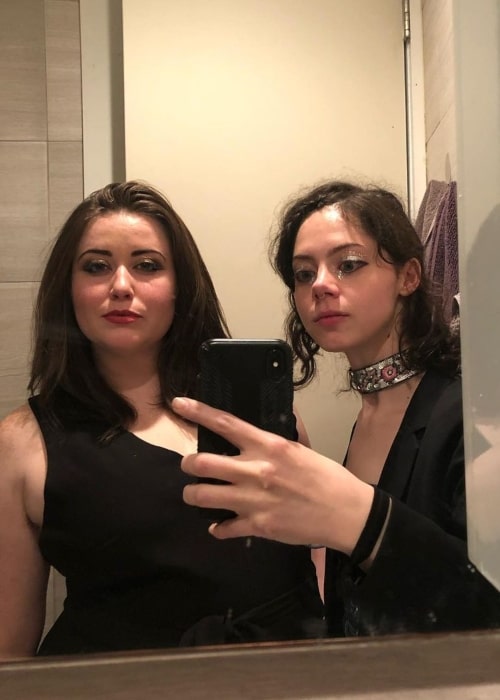 Elizabeth Scopel as seen in a selfie that was taken with artist Melanie Brenae in January 2020