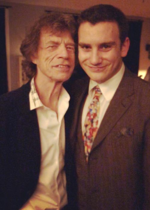 Gabriel Jagger as seen with his dad Mick Jagger on his 21st birthday in 2018