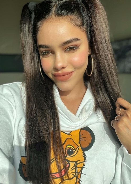 Gizele Thakral as seen in a selfie that was taken in Istanbul, Turkey in May 2021