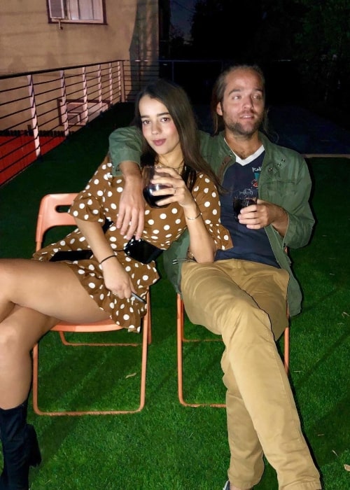 Jack Lawless as seen in a picture that was taken in November 2018 with his wife Helena Bastos Lawless