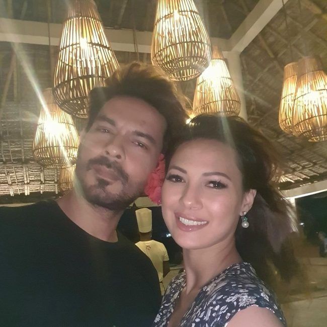 Keith and Rochelle Rao as seen together on Valentine's Day in 2021