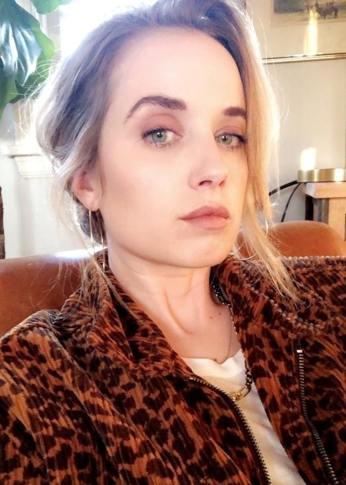 Megan Park as seen in a selfie that was taken in July 2019