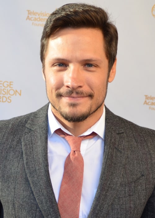 Nick Wechsler as seen in a picture that was taken at the 35th College Television Awards ceremony on April 23, 2014