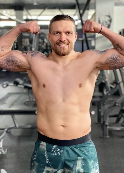 Oleksandr Usyk as seen in an Instagram Post in March 2021