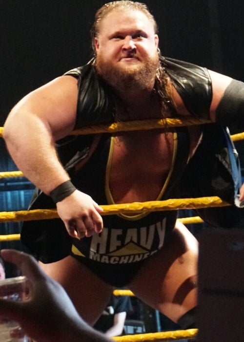 Otis as seen in a picture that was taken during a match on June 12, 2018
