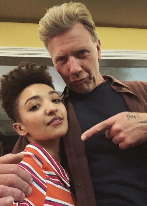 Patricia Allison and Mikael Persbrandt in February 2020