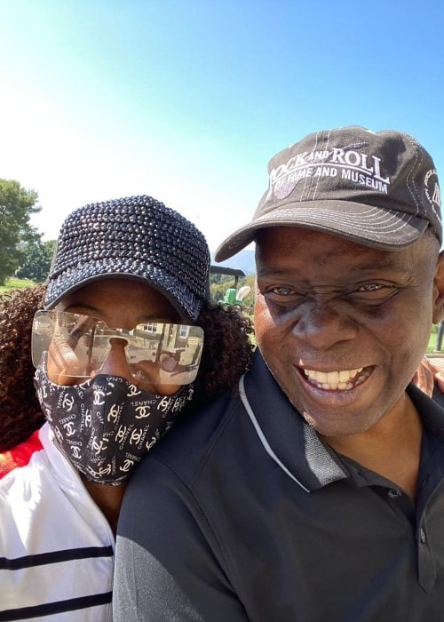 Philip Bailey and Valerie Davis, as seen in September 2020