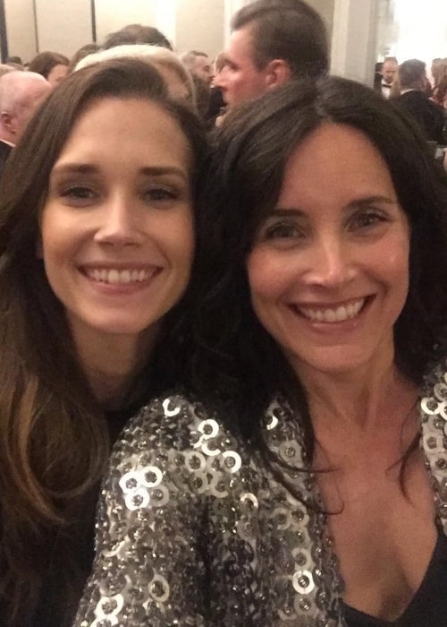 Rachel Shelley and YouTuber, actress, and photographer Shannon Beveridge in a selfie that was taken in May 2017