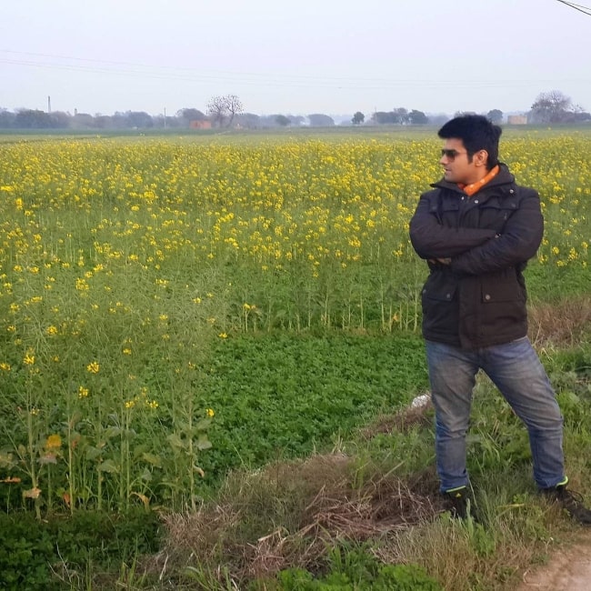 Sahil Vaid in Punjab in January 2021