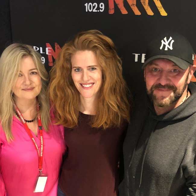 Sarah (center) seen with Tanya Wilks and Steve G