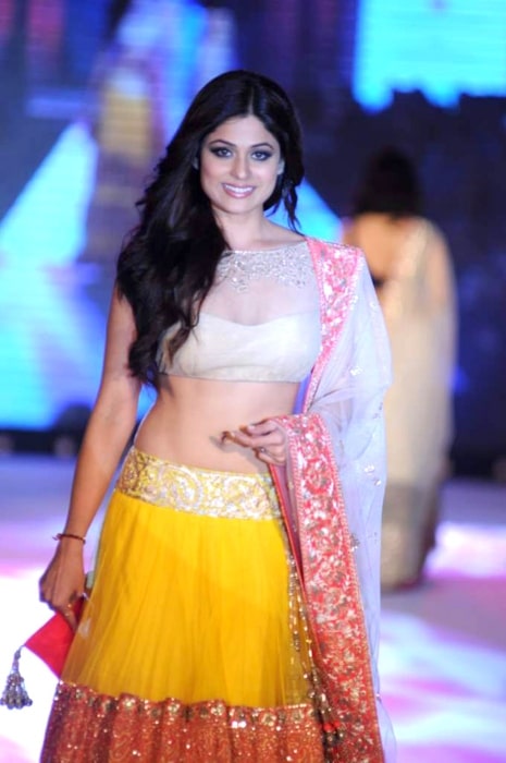 Shamita Shetty as seen while walking for Manish Malhotra & Shaina NC's show for CPAA