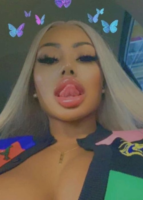 Shannade Clermont in a selfie that was taken in November 2020