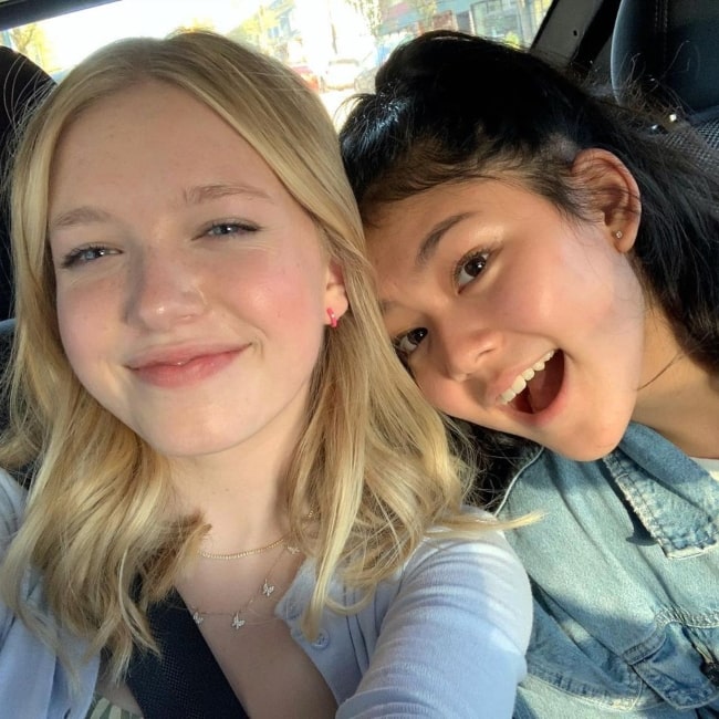 Shay Rudolph as seen in a selfie that was taken with actress Momona Tamada in April 2021