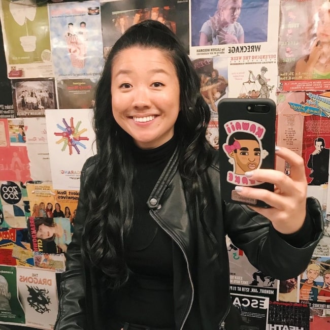 Sherry Cola sharing her selfie in October 2019