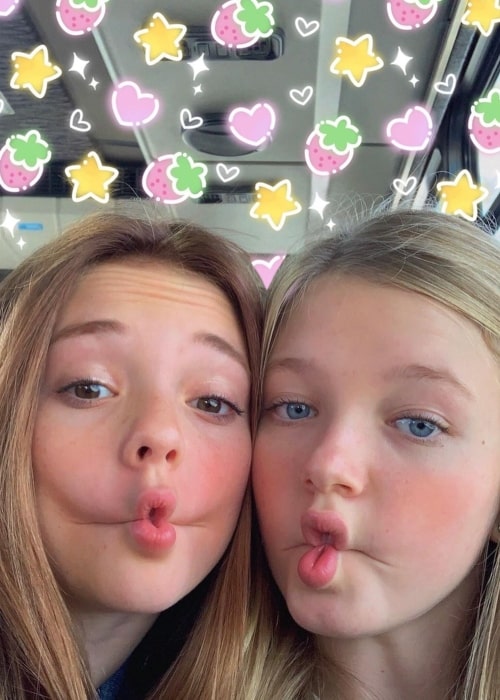 Sophie Grace as seen in a selfie that was taken with actress Shay Rudolph in September 2020