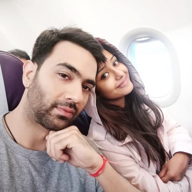 Tina Ann Philip as seen in a selfie that was taken with her husband Nikhil Sharma in September 2020