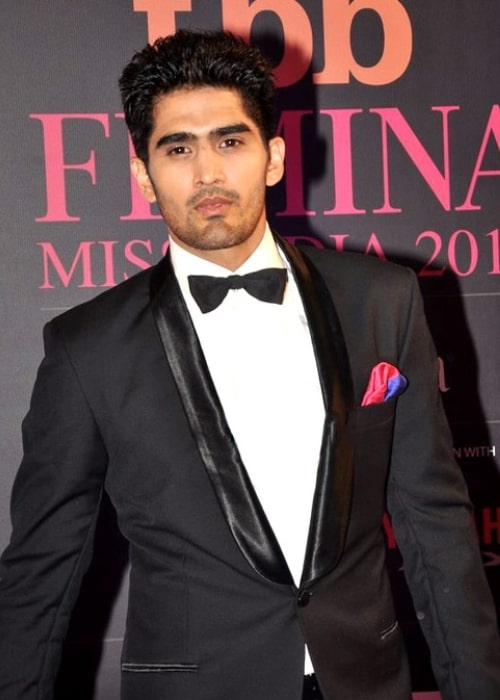 Vijender Singh at the Femina Miss India 2014