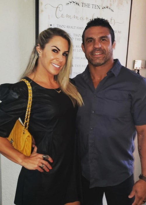 Vitor Belfort and Joana Prado, as seen in June 2021