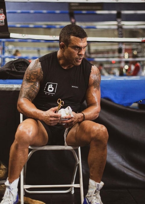 Vitor Belfort as seen in an Instagram Post in July 2021