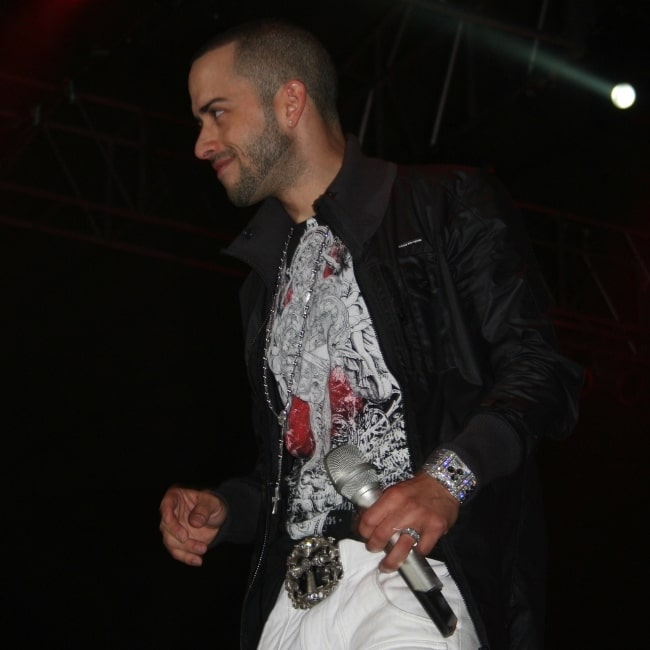 Yandel as seen during an event