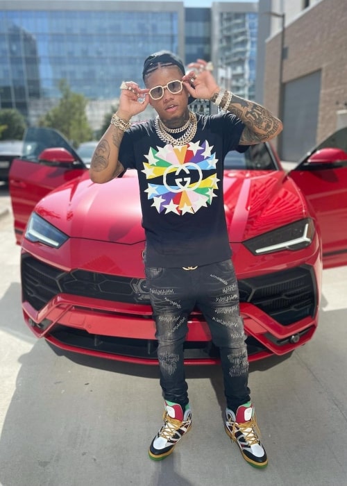 Yella Beezy as seen in a picture that was taken in July 2021