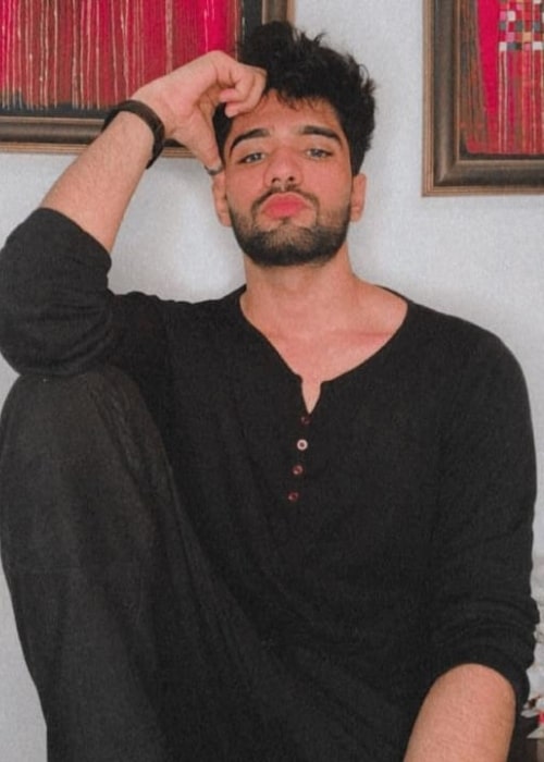 Zeeshan Khan as seen while posing for the camera in Mumbai, Maharashtra in November 2020