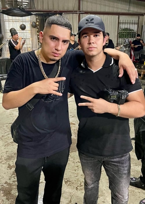 Abelardo Campuzano as seen in a picture that was taken with music artist Esteban Gabriel in June 2021