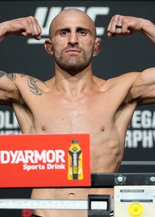 Alexander Volkanovski as seen in an Instagram Post in September 2021